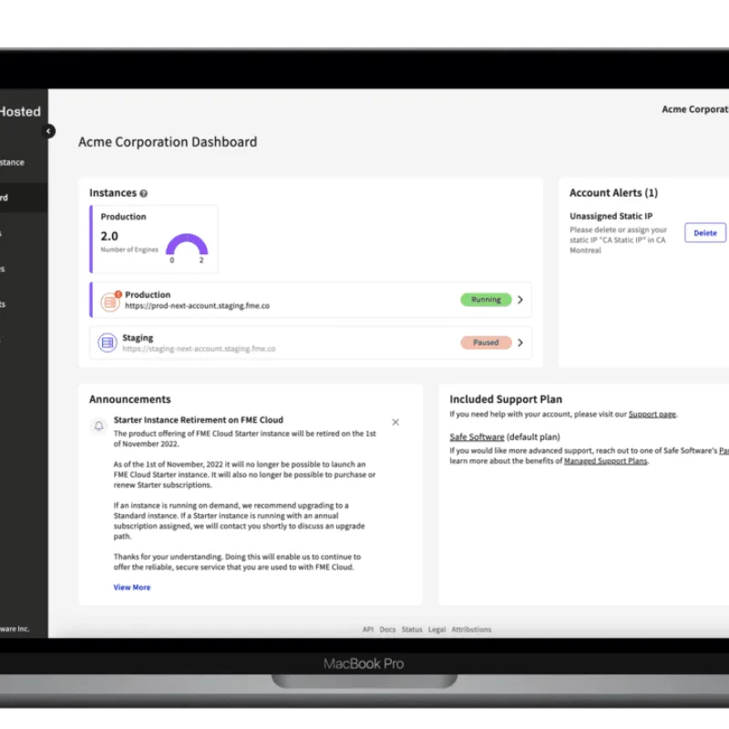 Laptop FME Flow Hosted